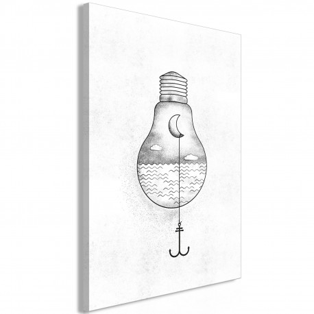 Seinapilt - Anchored Moon (1 Part) Vertical - 40x60