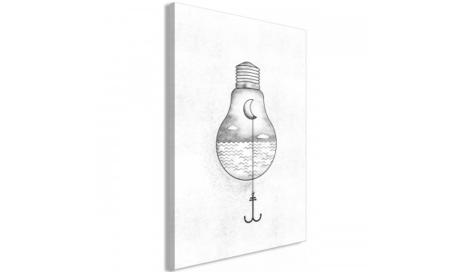 Seinapilt - Anchored Moon (1 Part) Vertical - 40x60