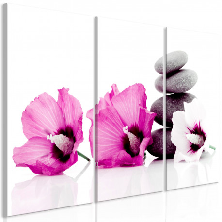 Seinapilt - Calm Mallow (3 Parts) Pink - 120x80