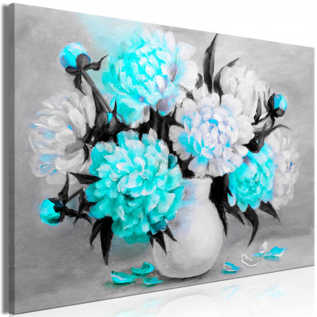 Seinapilt - Fragrant Colours (1 Part) Wide Blue - 90x60
