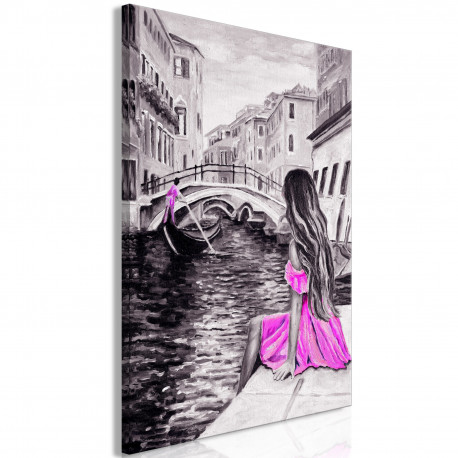 Seinapilt - Far Dreams (1 Part) Vertical Pink - 80x120