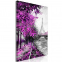 Seinapilt - Paris Channel (1 Part) Vertical Pink - 80x120