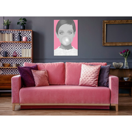 Seinapilt - Bubble Gum (1 Part) Vertical - 40x60