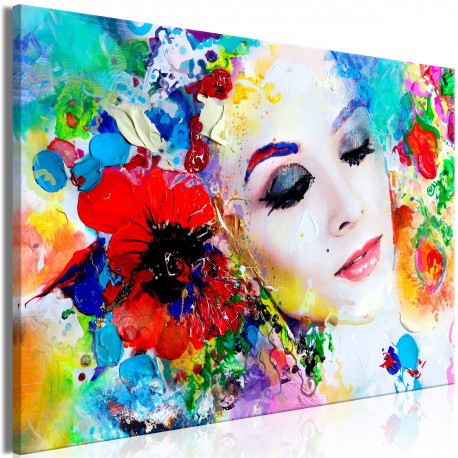 Seinapilt - Colourful Thoughts (1 Part) Wide - 90x60