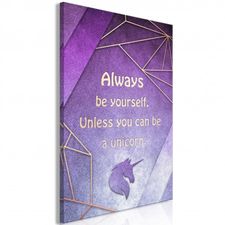 Seinapilt - Be Yourself (1 Part) Vertical - 60x90