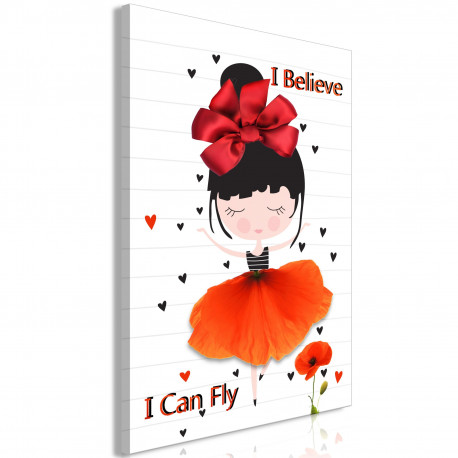 Seinapilt - I Believe I Can Fly (1 Part) Vertical - 60x90