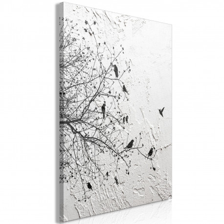 Seinapilt - Birds on Tree (1 Part) Vertical - 80x120