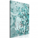 Seinapilt - It's a New Day (1 Part) Vertical - 60x90