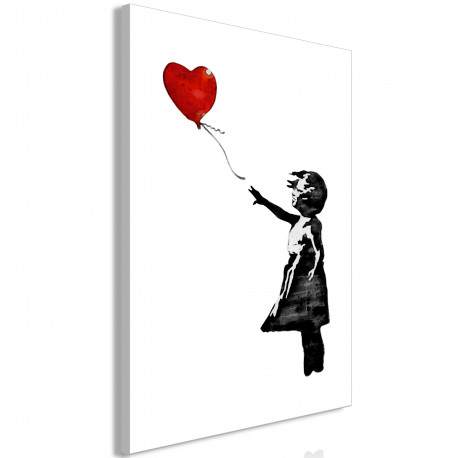 Seinapilt - Banksy: Girl with Balloon (1 Part) Vertical - 40x60