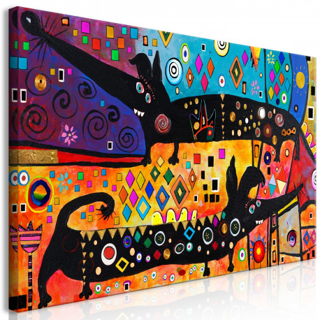Seinapilt - Extravagant Dogs (1 Part) Wide - 70x35