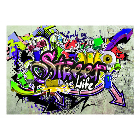 Fototapeet - Colourful Cooperation - 350x245