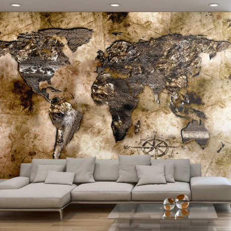Fototapeet - Old world map - 100x70