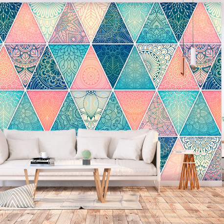 Fototapeet - Oriental Triangles - 350x245
