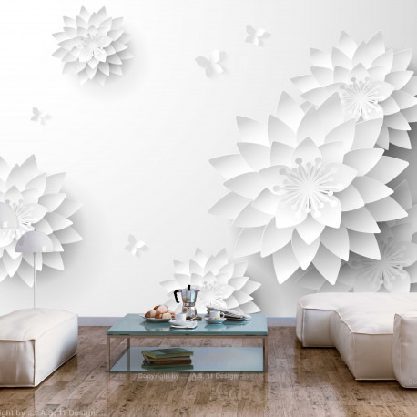Fototapeet - Oriental Flowers - 200x140