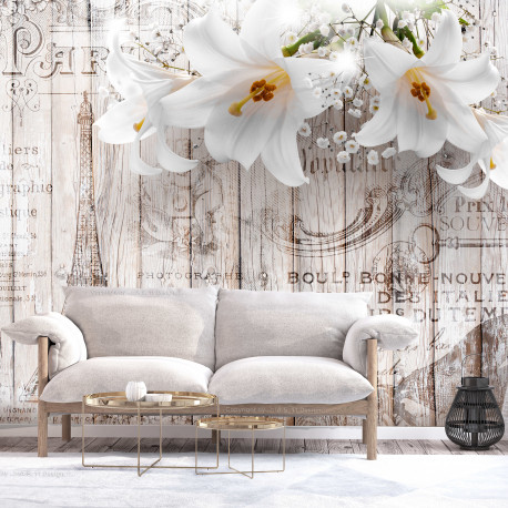 Fototapeet - Parisian Lilies - 200x140