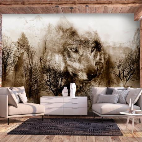 Fototapeet - Mountain Predator (Brown) - 350x245
