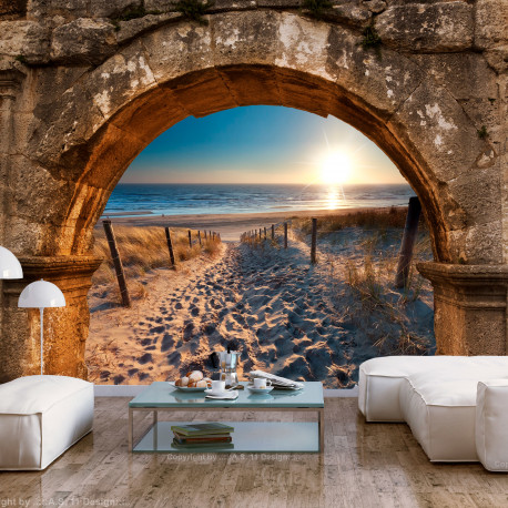 Fototapeet - Arch and Beach - 250x175