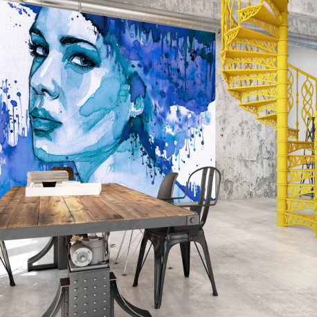 Fototapeet - Blue Lady - 400x280