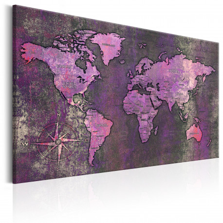 Seinapilt - Amethyst Map - 90x60