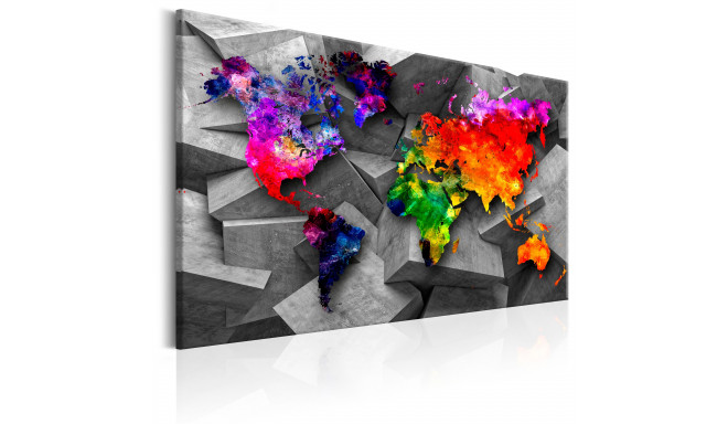 Seinapilt - Cubic World - 90x60