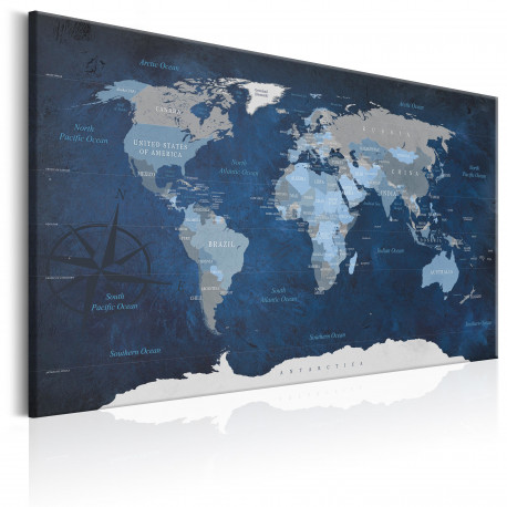 Seinapilt - Dark Blue World - 120x80