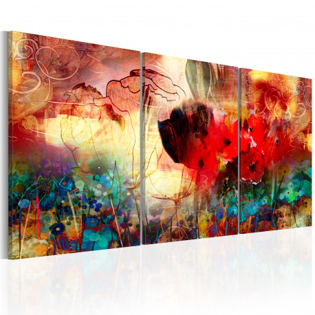 Seinapilt - Garden of Colours - 120x60