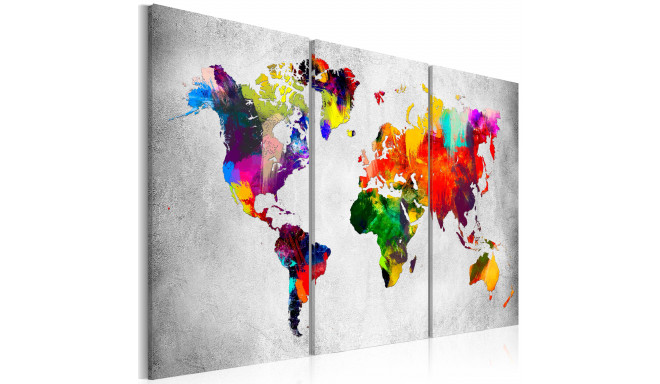 Seinapilt - Artistic World - Triptych - 120x80