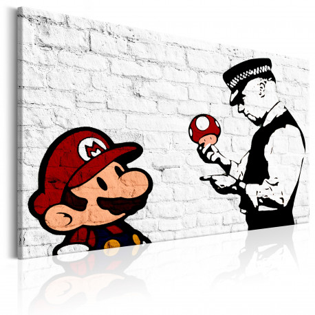 Seinapilt - Banksy on Brick - 120x80