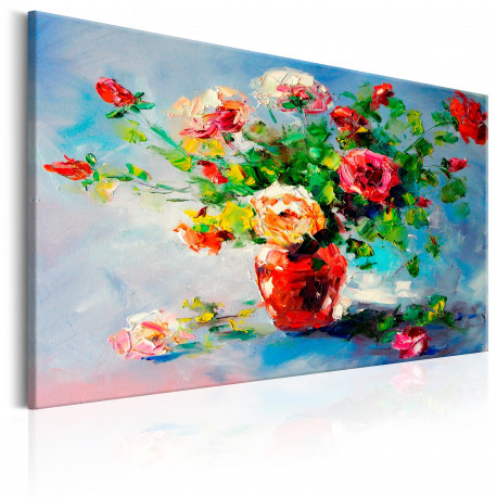 Seinapilt - Beautiful Roses - 90x60