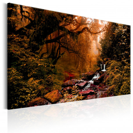 Seinapilt - Autumn Waterfall - 90x60