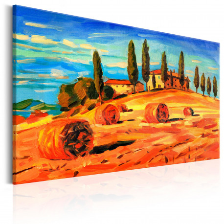 Seinapilt - August in Tuscany - 120x80