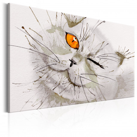 Seinapilt - Grey Cat - 90x60