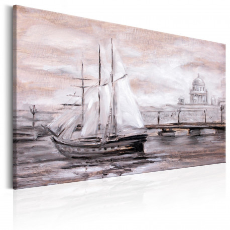 Seinapilt - Charming Port - 120x80