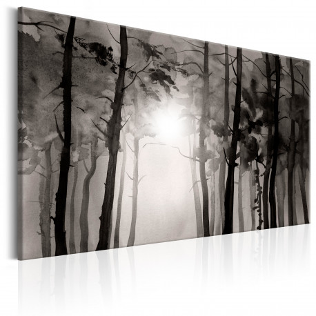Seinapilt - Foggy Forest - 90x60