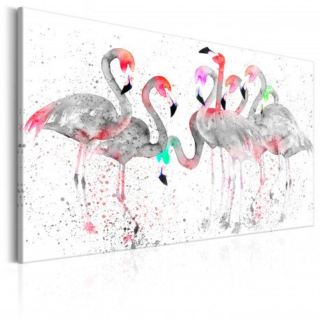 Seinapilt - Flamingoes Dance - 120x80