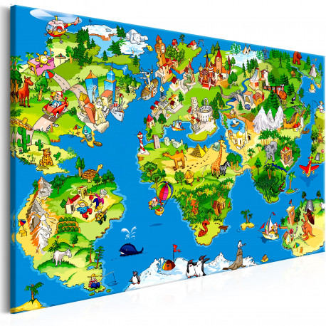 Seinapilt - Children's Map (1 Part) Wide - 120x80
