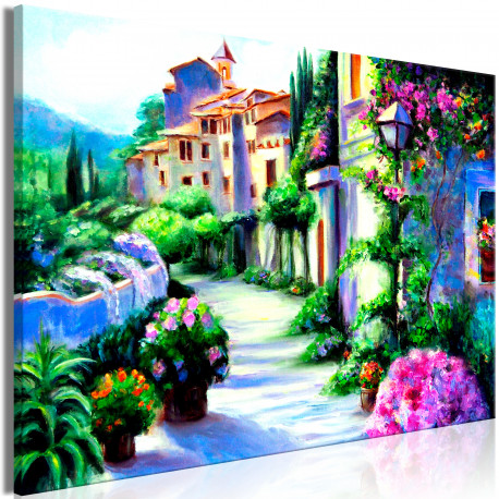 Seinapilt - Flower Street (1 Part) Wide - 120x80