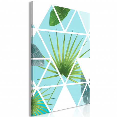 Seinapilt - Geometric Palm (1 Part) Vertical - 60x90