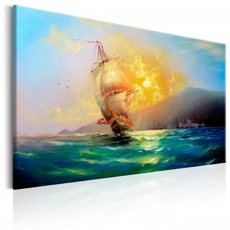Seinapilt - Burning Sky - 120x80