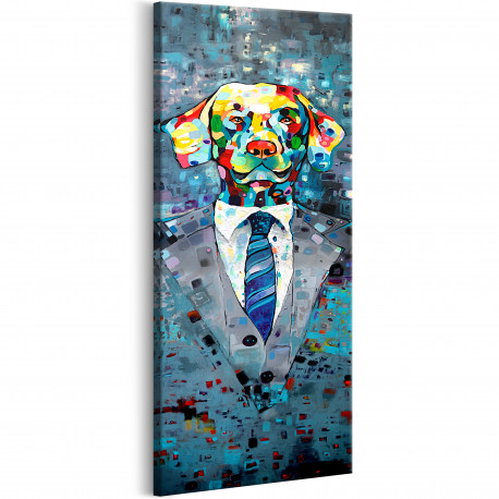 Seinapilt - Dog in a Suit - 40x120