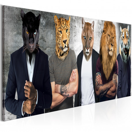 Seinapilt - Different Faces (1 Part) Narrow - 150x50