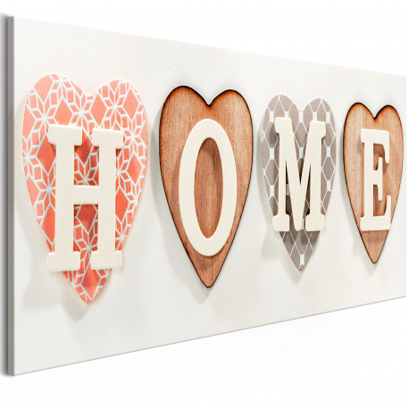 Seinapilt - Four Hearts (1 Part) Narrow - 135x45
