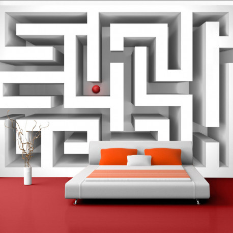 Fototapeet - Ice labyrinth - 100x70