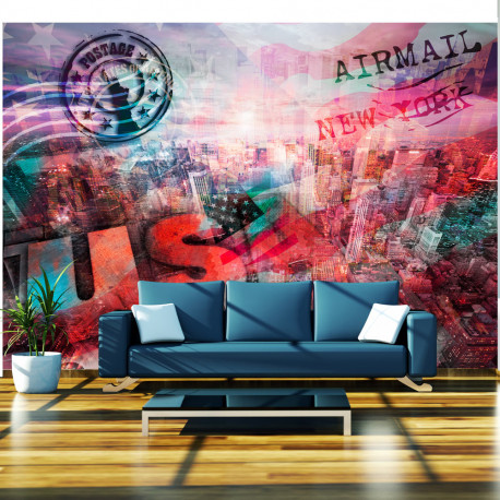 Fototapeet - NYC - patriotic theme - 150x105