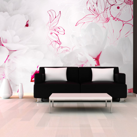 Fototapeet - Enveloped in white - 250x175