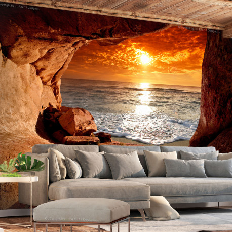 Fototapeet - Exit from the Cave - 300x210