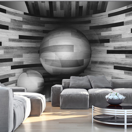 Fototapeet - Gray sphere - 200x140