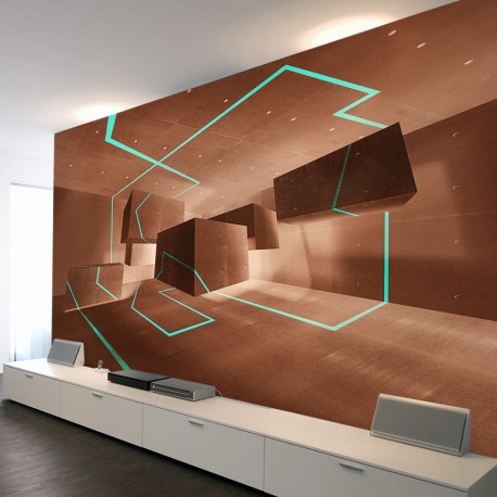 Fototapeet - Celadon trail - 150x105