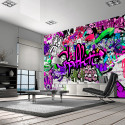 Fototapeet -  Purple Graffiti - 150x105