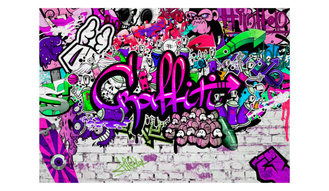 Fototapeet -  Purple Graffiti - 300x210